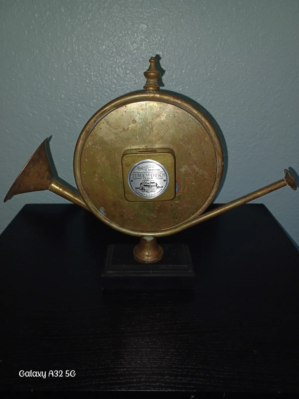 Brass Timeworks Mantel Horn Clock